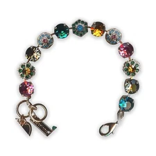 Bracelet by Mariana Odyssey Coll. Beautiful Multi-Colored Swarovski Crystals