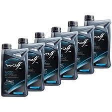 Olio motore Wolf MOTO 4T 29133 SAE 10W-40 6 X 1 litro per BMW Ducati KTM Kawasaki