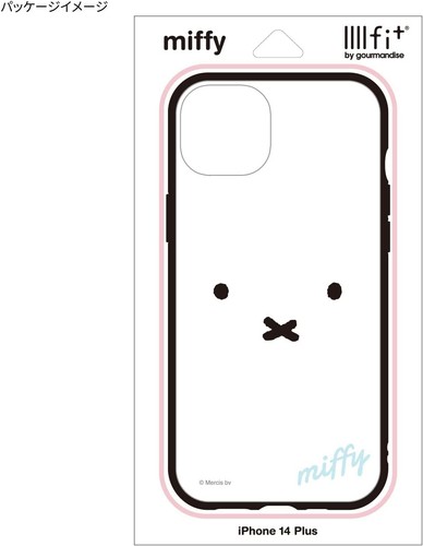 Gourmandise Miffy iPhone 14 Plus Hülle 6,7 Zoll IIIfit Clear Face MF-335A Japan - Bild 2 von 3