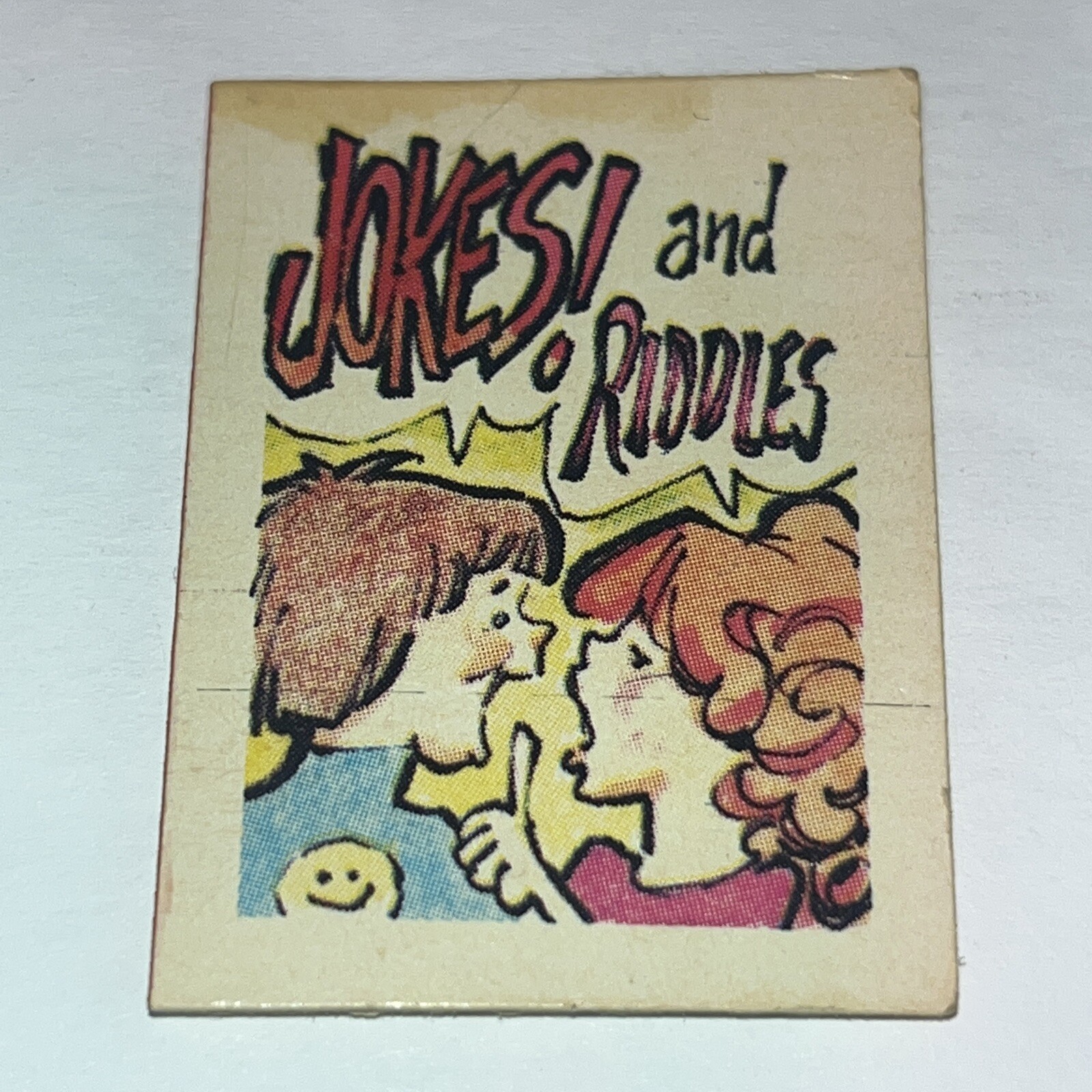 Cracker Jack Riddles CRACKER JACK CARD STICKER VINTAGE PRIZES LOT Bicycle Bike Joke Riddle ...