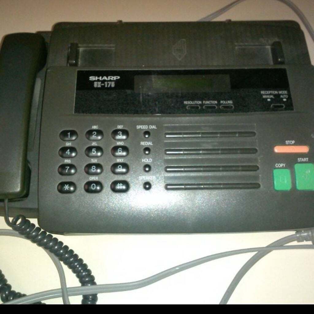 SHARP - シャープFAX シャープ Sharp FAX 電話 ファックス UX-310CL fax電話機⑰