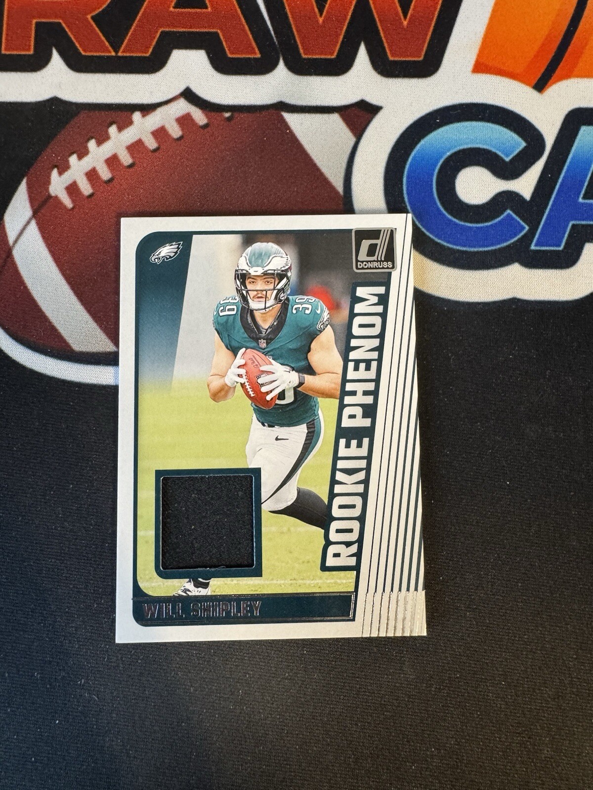 2024 Donruss Will Shipley Rookie Phenom Jersey Patch Card RPJ-WSH
