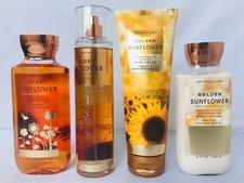 Bath Body Works GOLDEN SUNFLOWER MIST CREAM LOTION SHOWER GEL YOU CHOOSE