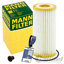 MANN FILTER ÖLWECHSELSET passend für AUDI A3 8V A4 B8 + B9 1.8-2.0 TFSI