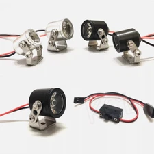 RC LED Light Searchlight Spotlight For 1/10 RC Crawler Car Truck Engineering Car