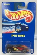 1991 Hot Wheels #113 Speed Shark Die‑Cast Car Blue Card Vintage Collector