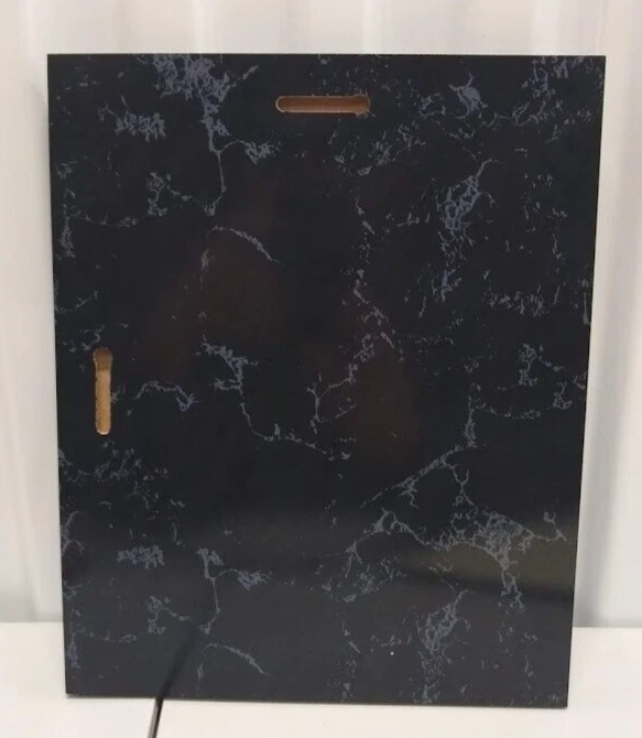 Dominik Hasek-Buffalo Sabres-10 1/2 x 13 Black Marble Plaque With 8x10 Photo - Image 2 of 2