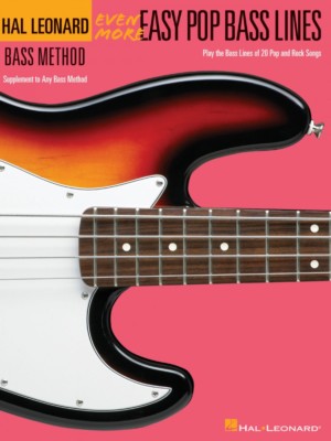 Even More Easy Pop Bass Lines - Supplemental Songbook to Book 3 NEW 000695821