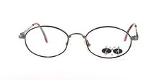 Club LA 6400 Womens Retro Oval Metal Green Purple Blond Eyeglasses 90s Italy NOS