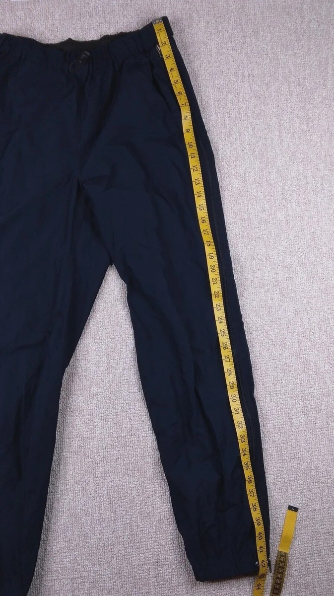 Patagonia VTG Men's Medium Full-Zip Navy EUC Rain Pants Patagonia VTG Men's Medium Full-Zip Navy EUC Rain Pants