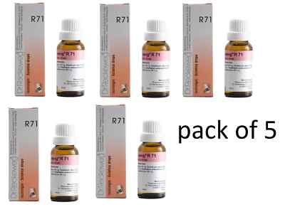 Dr. Reckeweg R71   Sciatic Discomfort Support Drops (22ml, Pack of 5) Free ship