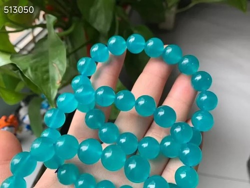 Natural Green Amazonite Mozambique Gems Round Beads Bracelet 12mm AAAA - Picture 2 of 3