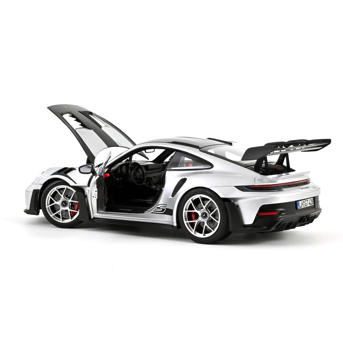 Porsche 911 GT3 ホワイト 1/18 ミニカー Amazon.com: Mini Car 1/18 Porsche 911 992 GT3 Mini Champs