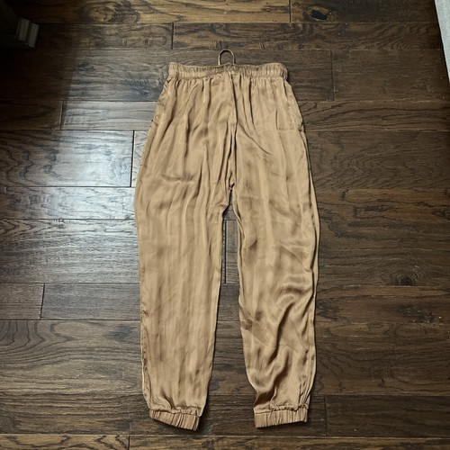Young Fabulous & Broke Taylor Satin Jogger Pants Size S Vicuna spicy orange - Picture 4 of 4