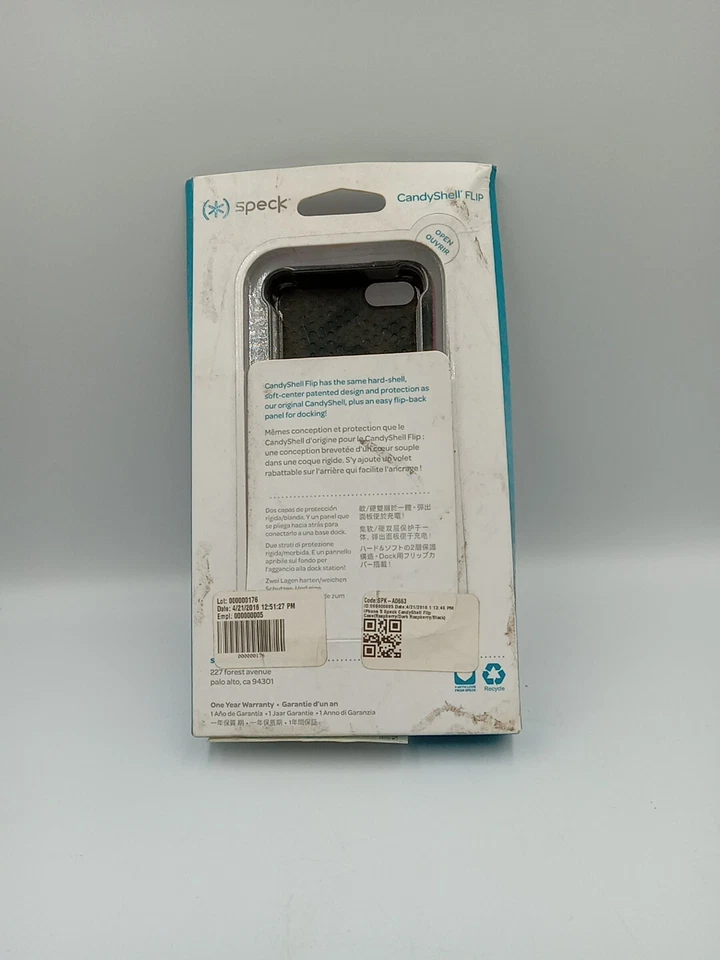  Speck - CandyShell Flip for iPhone 5 - Black, Pink...73 - Image 4 of 4