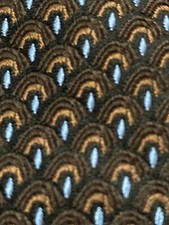 Jos A Bank Signature Collection Necktie Suit Wear Brown Blue Tie L 58  W 3 1/8  