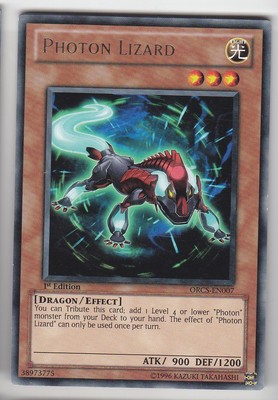 YU-GI-OH Photon Lizard Rare englisch ORCS-EN007 Photoneneidechse