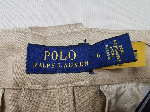 Polo By Ralph Lauren Womens US 6 UK 10 High Waist Flared Trousers (BNWT) Khaki - Picture 7 of 22
