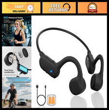 Wireless Bone Conduction Headphones - Bluetooth 5.4, Open Ear, 12H Playtime, IPX