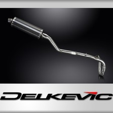 Suzuki DRZ400E 2000-2009 Delkevic Scarico Completo 350mm Ovale Carbonio Silenziatore Can