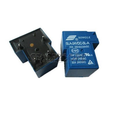 SLA-24VDC-SL-A SONGLE 4 Pins 24V Power Relay New