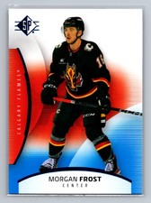 2025-26 SP #4 Morgan Frost Calgary Flames Blue Parallel