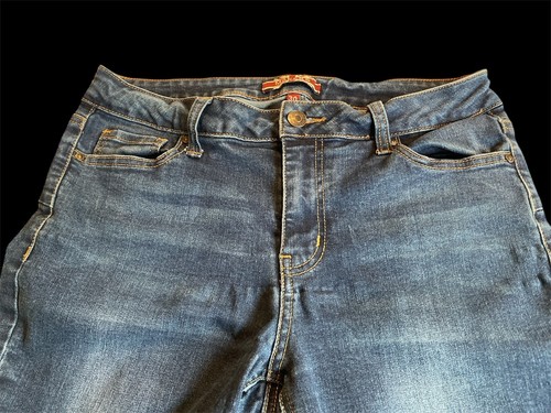 MAKERS OF TRUE ORIGINALS Jeans Capri Women’s 30 Blue Denim - Picture 2 of 9
