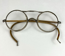 Antique Vintage Willson Goggles Safety Glasses Steampunk Motorcycle Big Lenses