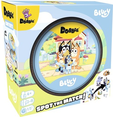 Asmodee | Dobble Bluey | Kinder Kartenspiel | Alter 4+ | 2-8 Spieler | 15 Minuten