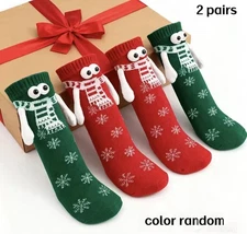 Magnetic Socks Funny Christmas Magnetic Socks Hold Hands Christmas smart