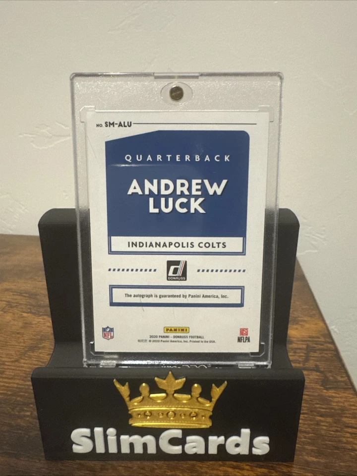 Panini Donruss 2020 - Signature Marks Gold #SM-ALU Andrew Luck 1 de 1 automático Foto 2 de 3