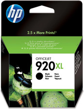 HP 920XL 920 XL Cartuccia Nero Nera Black originale (09/2019)