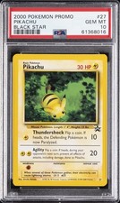 2000 POKEMON WIZARDS OF THE COAST BLACK STAR PROMOS #27 PIKACHU PSA 10 on eBay