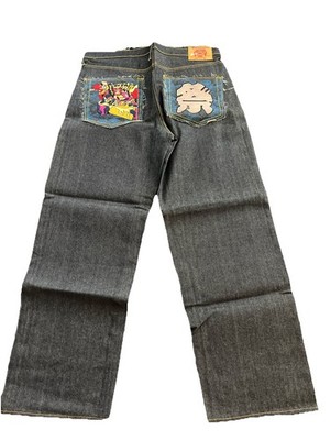 Red Monkey Jeans For Men Size 40 Color Blue 100% Cotton