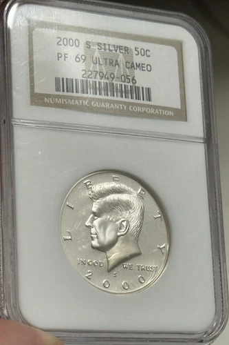 2000 S Kennedy Silver Half Dollar NGC PF69 Ultra Cameo