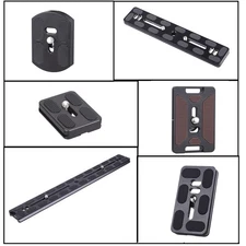 1/4" Quick Release Plate Tripod Ball Head Arca Swiss Standard for Camera