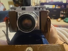 Voigtlander Prominent 35mm Film Camera With Nokton Lens & Case