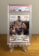 2009 Prestige Bonus Shots Orange #207 Stephen Curry /300 RC Gem Mint PSA 10