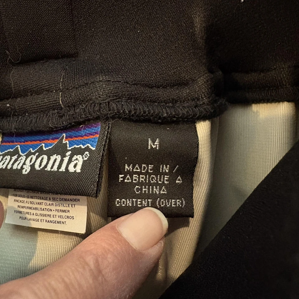 Pantalones de Vadeo Patagonia River Salt Hombres M Azul Impermeable H2Sin Pesca con Mosca Foto 3 de 4