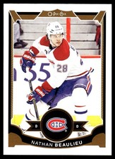 2015-16 O-Pee-Chee #56 Nathan Beaulieu Montreal Canadiens Hockey Card