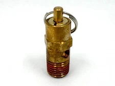 20 PSI Air Compressor Safety Relief Pop Off Valve Solid Brass 1/4" Male NPT