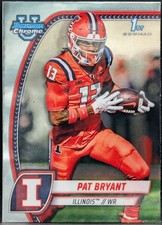 2024 Bowman University Chrome #142 Pat Bryant Illinois Fighting Illini