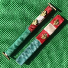 Medagliere Nastrini Per Uniforme Divisa Regio Esercito Ordine