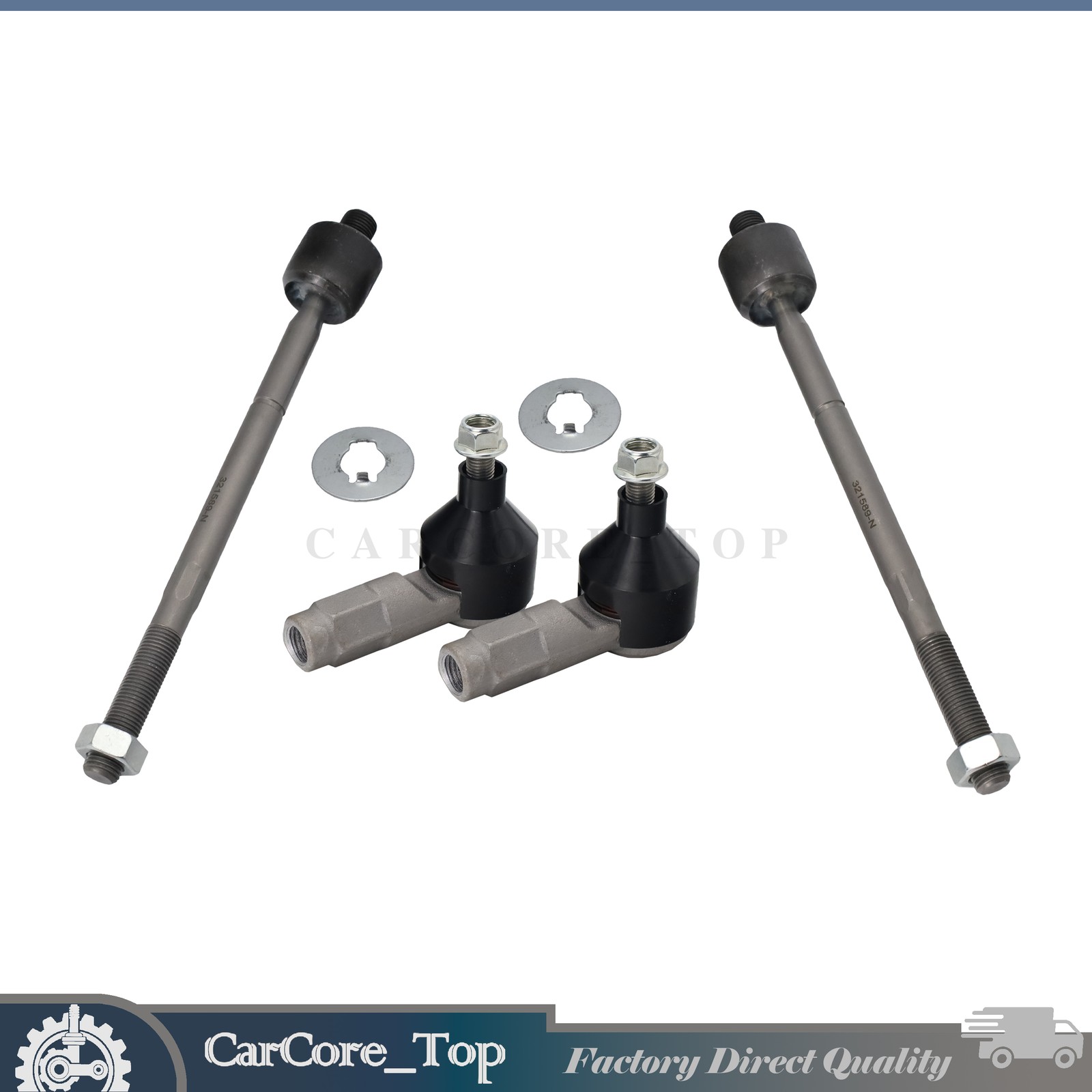 Maserati GranTurismo 2003-2012 Right Outer Inner tie rods Set