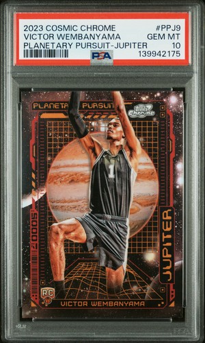 Victor Wembanyama [Jupiter] #PPJ-9 2023 Topps Cosmic Chrome Planetary Pursuit card