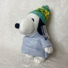 Snoopy Puffer Jacket Beanie Plush Peanuts Christmas Holiday TikTok 2023 RARE