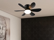 LED Deckenventilator mit Licht und Fernbedienung leise Sommer & Winterbetrieb