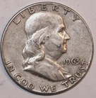 1963-D Franklin Half Dollar - 90% Silver - VF - #0755EB