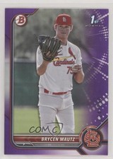 2022 Bowman Draft Purple 124/250 Brycen Mautz #BD-124 5iu