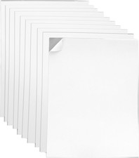 Adhesive White EVA Foam Sheets for Crafts, 9" X 12", 2Mm Thickness   Sticky Back